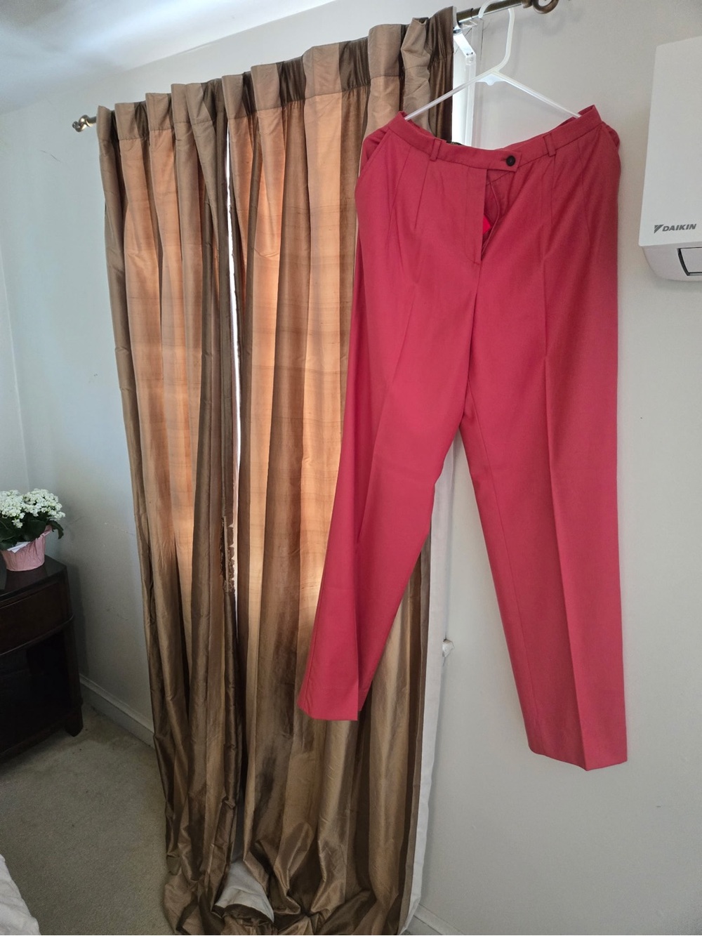 High-Waist Pink Trousers